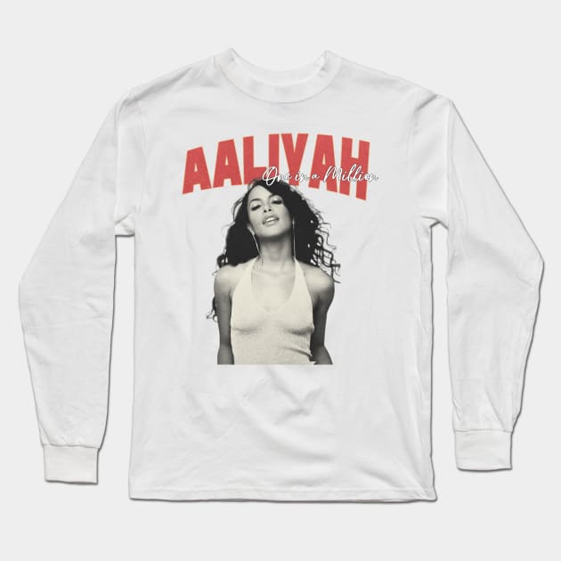 Aaliyah Haughton Long Sleeve T-Shirt by gwpxstore